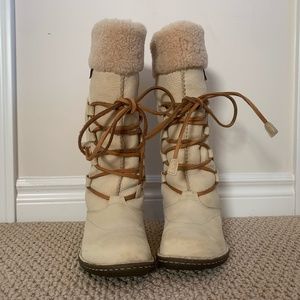 UGG Suede Lace Boots - Women's - Size 8